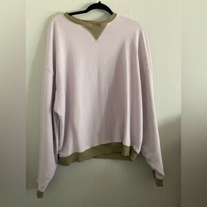 We The Free Oversized Sweatshirt Classic Color block S/M/L Cotton Blend